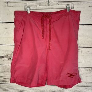 Tommy Bahama Mens Pink Cotton Blend Cargo Shorts Size M